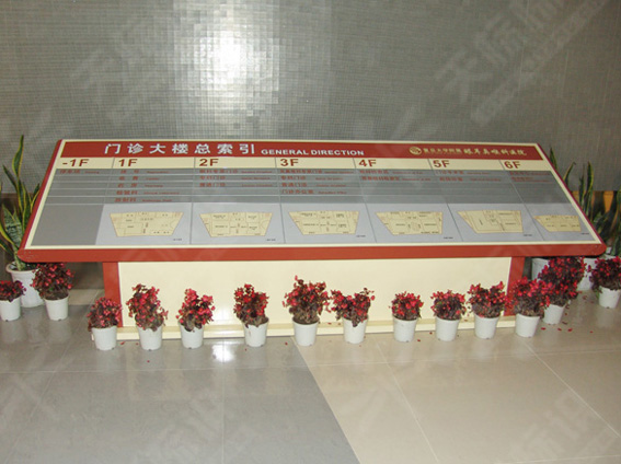 大堂斜面落地牌0123